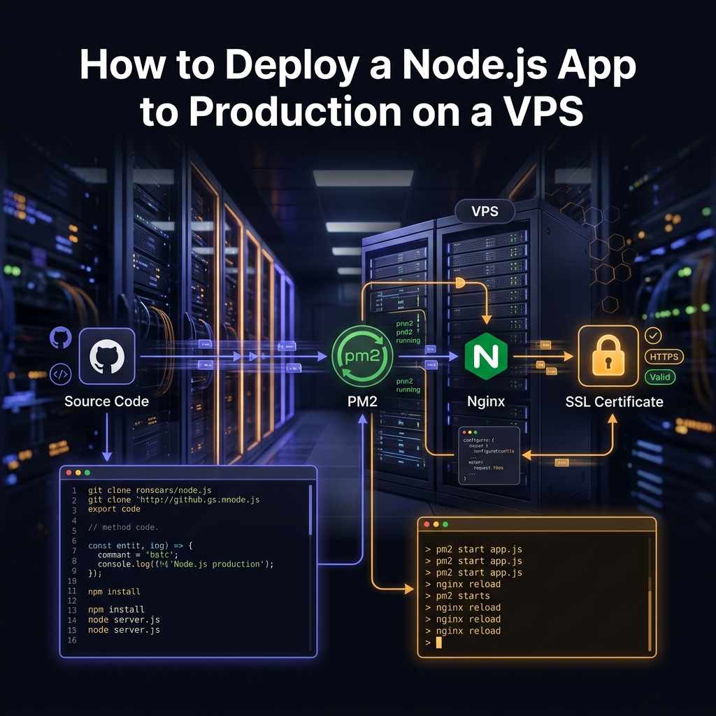 Node.js VPS Production Deployment Architecture